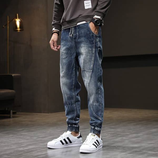Men's Plus Velvet Stretch Plus Size Jeans Slim Casual - Image 4